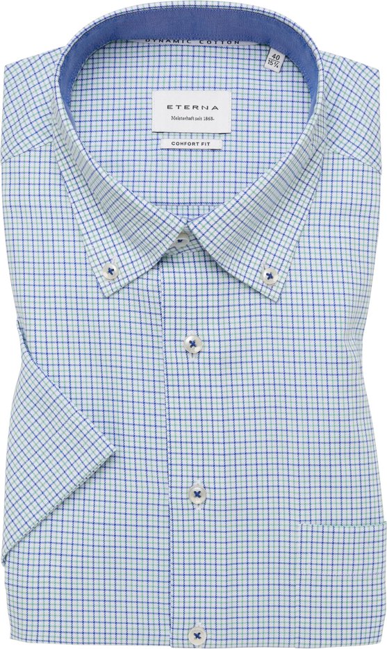 COMFORT FIT Hemd in grün kariert