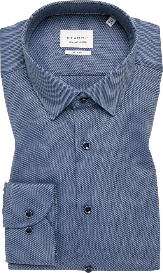 Thumbnail - SLIM FIT Dynamic Cotton in denim strukturiert