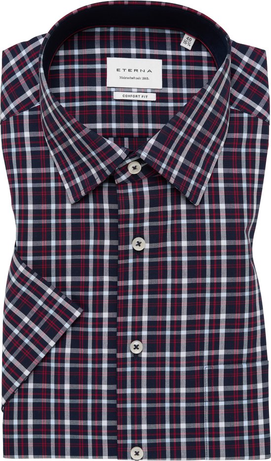 COMFORT FIT Hemd in navy kariert