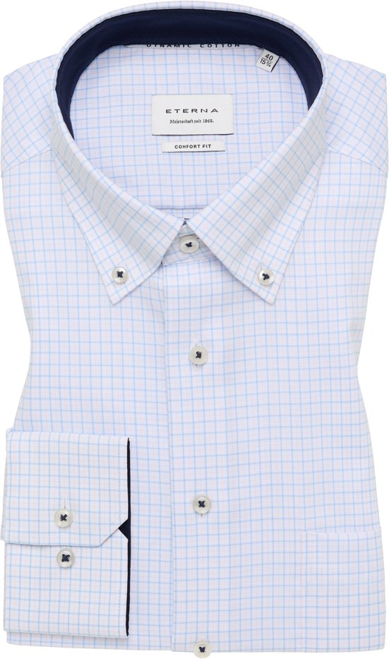 COMFORT FIT Hemd in rosa kariert