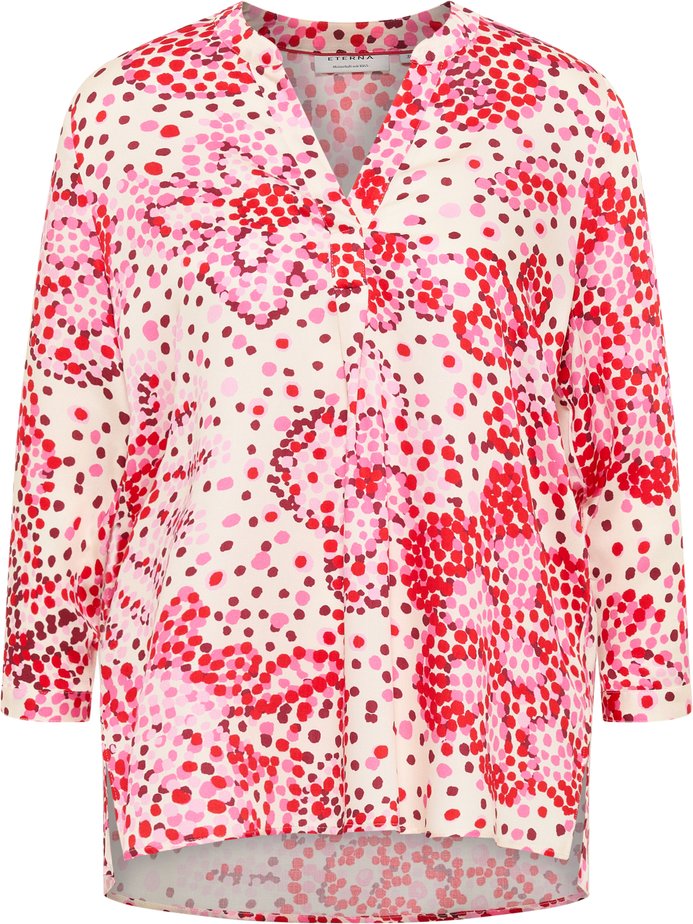 Blusenshirt in pink getupft