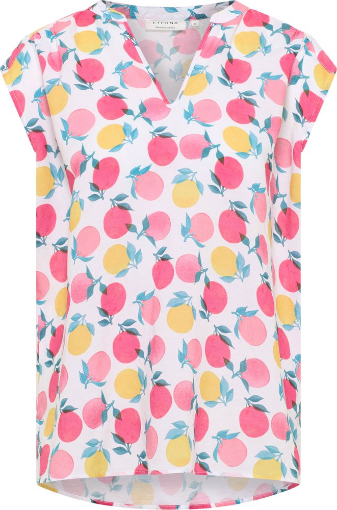 Blusenshirt in pink bedruckt