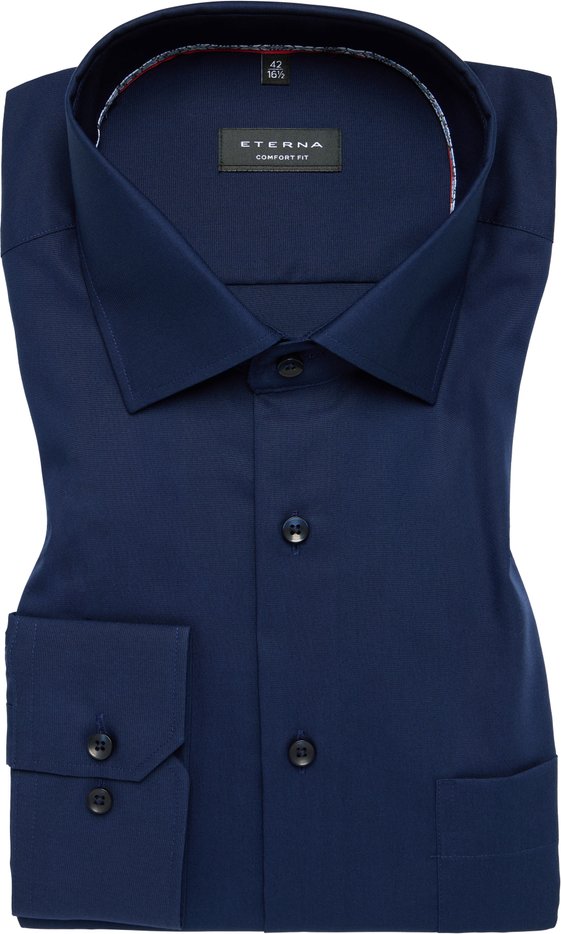 Thumbnail - COMFORT FIT Hemd in navy unifarben