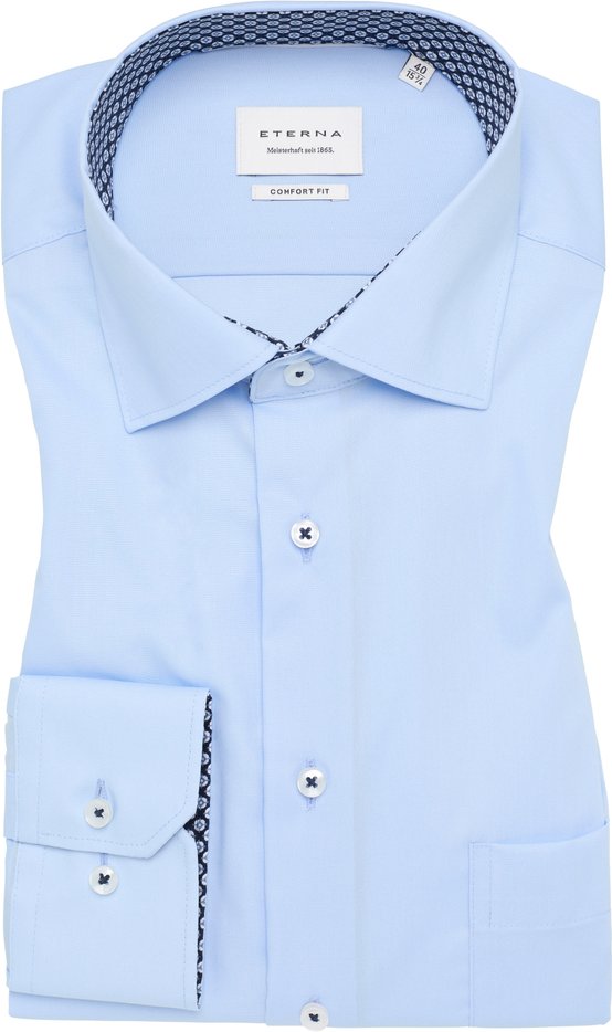 Thumbnail - COMFORT FIT Dynamic Cotton in hellblau unifarben