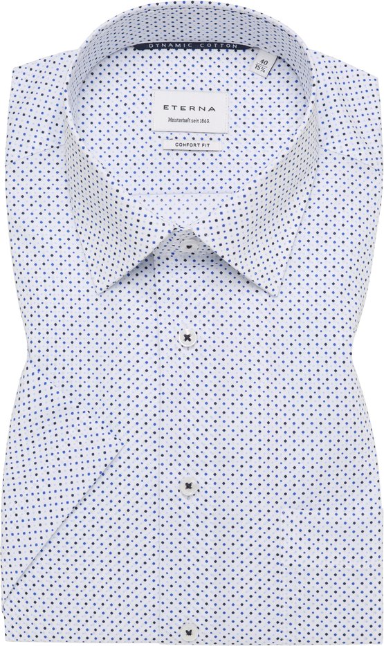 Thumbnail - COMFORT FIT Hemd in himmelblau bedruckt