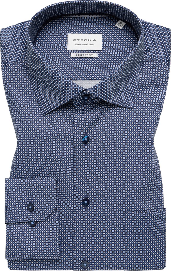 Thumbnail - COMFORT FIT Hemd in denim bedruckt