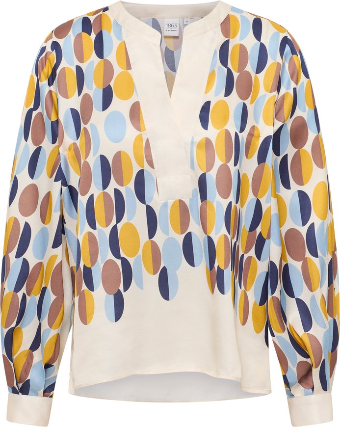 Tunika in creme bedruckt