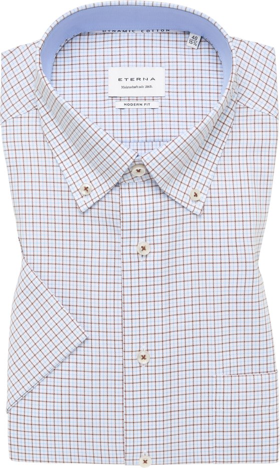 MODERN FIT Hemd in mandel kariert