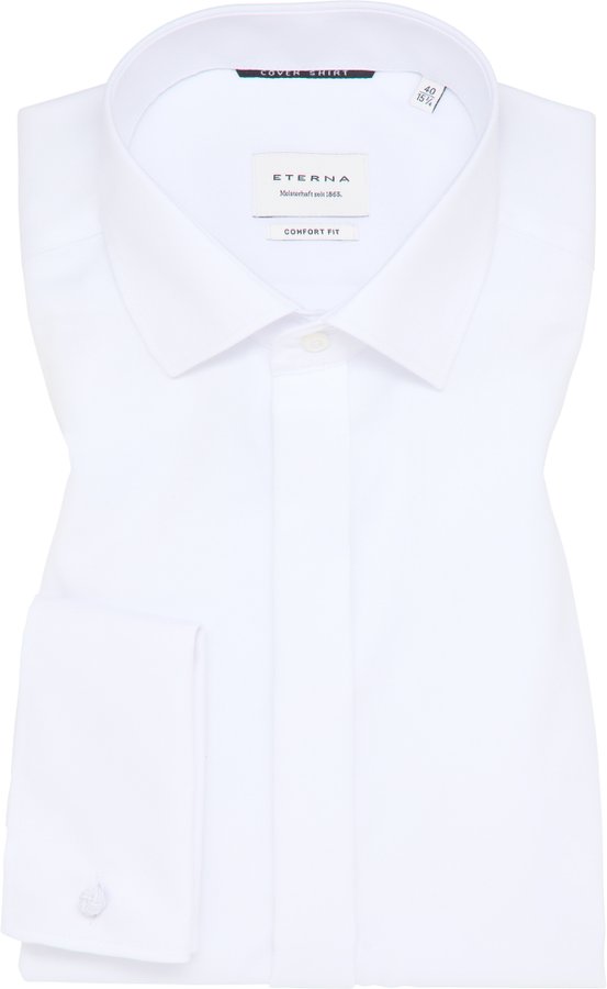 Thumbnail - COMFORT FIT Cover Shirt in weiß unifarben