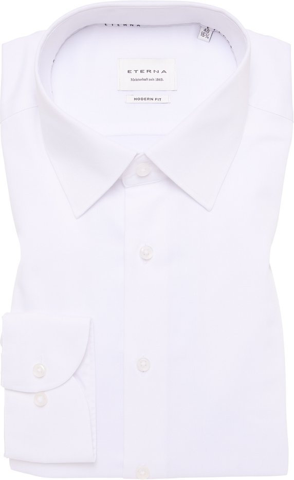 Thumbnail - MODERN FIT Hemd in weiß unifarben