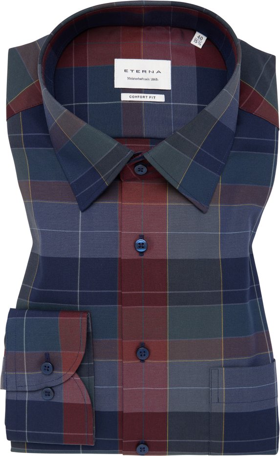 Thumbnail - COMFORT FIT Hemd in navy kariert