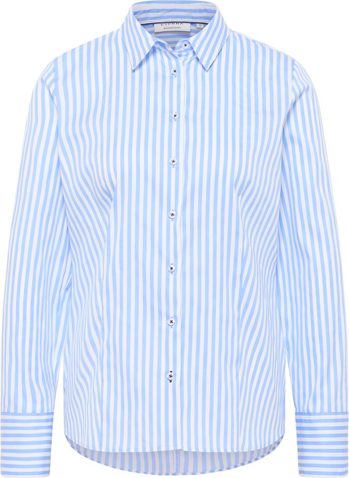 Thumbnail - Hemdbluse in hellblau gestreift