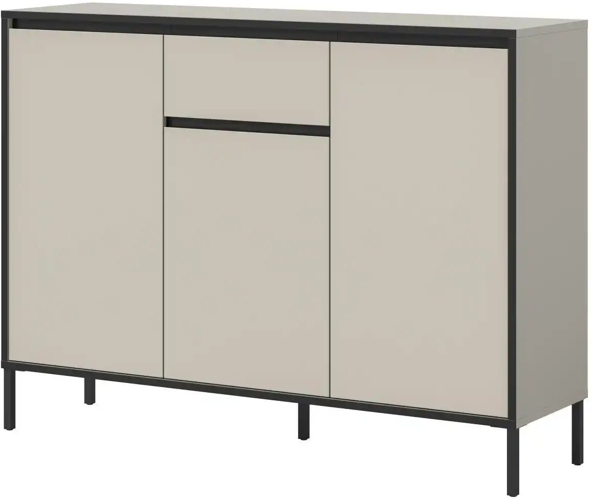 Highboard ¦ creme ¦ Maße (cm): B: 136 H: 101 Kommoden & Sideboards > Highboards - Höffner