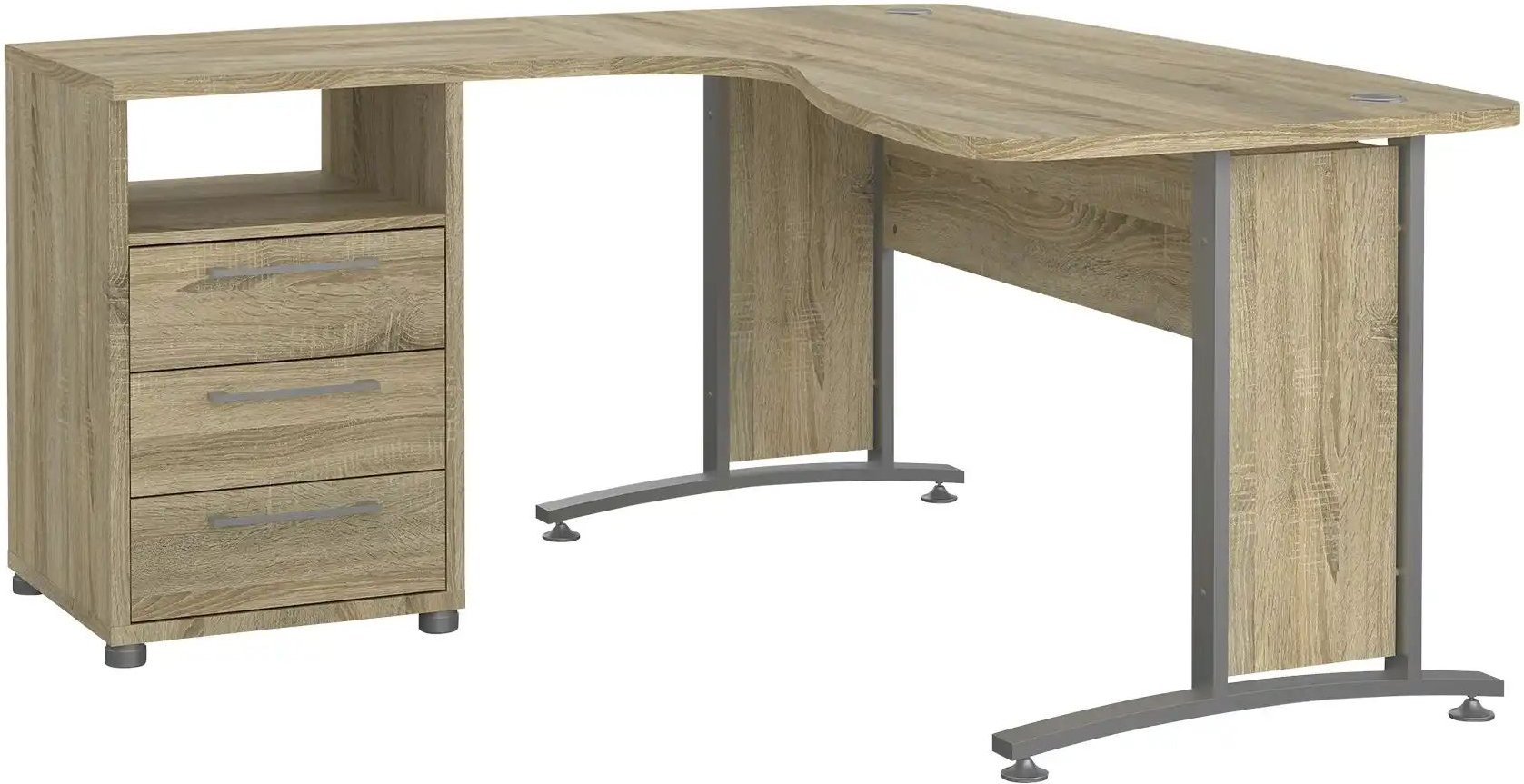 Ecktisch-Kombination Success ¦ holzfarben ¦ Maße (cm): B: 159 H: 74,5 T: 150.5 Tische > Schreibtische - Höffner