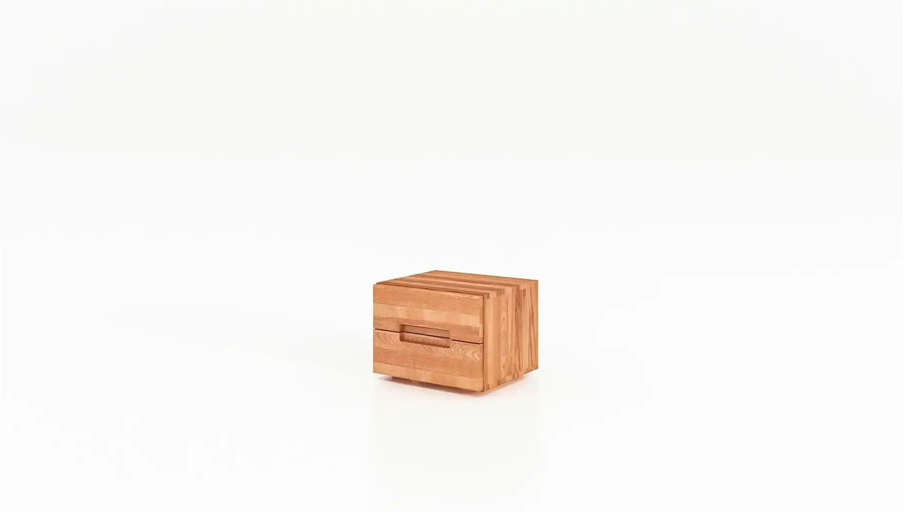 Nachttisch niedrig 2 Schübe ¦ holzfarben ¦ Maße (cm): B: 40 H: 30 Tische > Nachttische - Höffner
