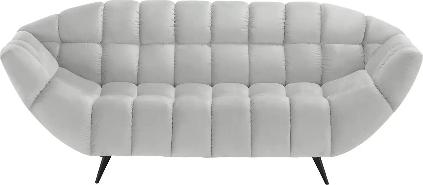 switch Einzelsofa aus Mikrofaser Gappa ¦ silber ¦ Maße (cm): B: 200 H: 82 T: 94.0 Polstermöbel > Sofas > 2-Sitzer - Höff...