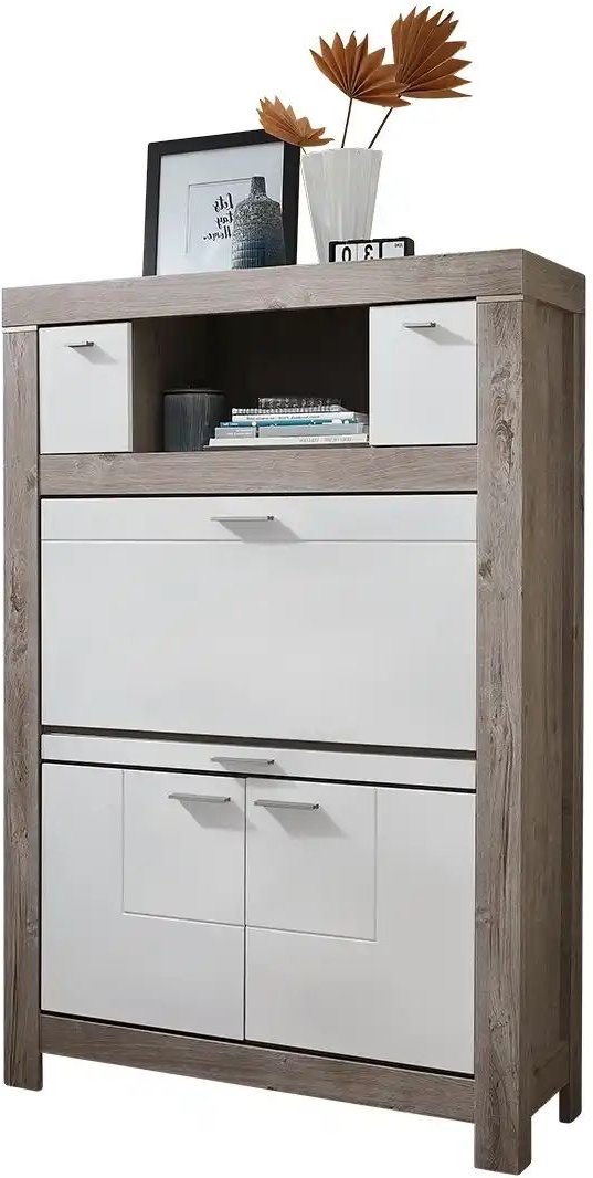 uno Sekretär Porto ¦ weiß ¦ Maße (cm): B: 101 H: 162 T: 42.0 Kommoden & Sideboards > Sekretäre - Höffner