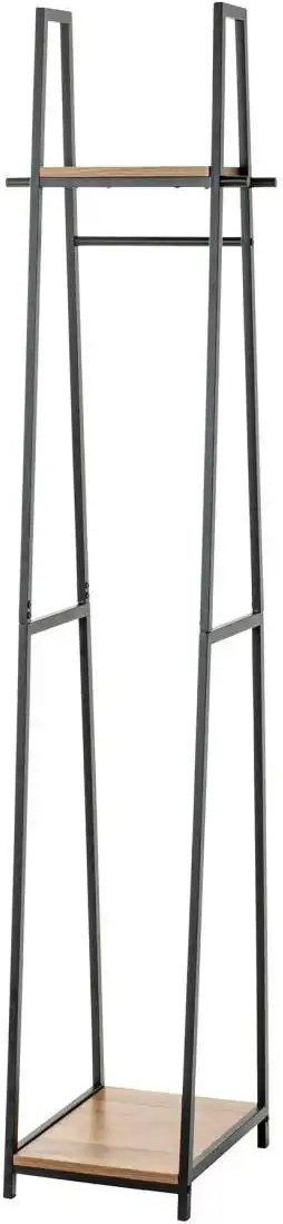 Garderobenständer ¦ holzfarben ¦ Metall,Holzwerkstoff ¦ Maße (cm): B: 38 H: 166 Garderoben & Kleiderstangen > Garderob...