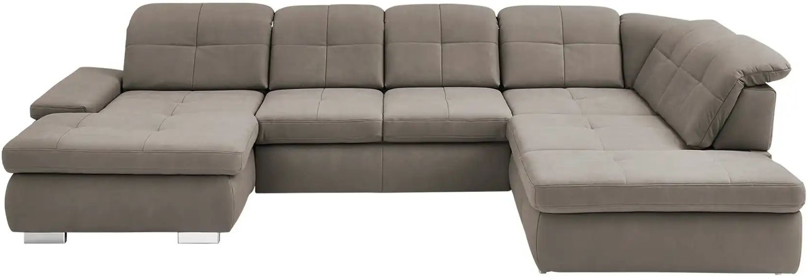 Lounge Collection Wohnlandschaft aus Mikrofaser Affair ¦ braun ¦ Maße (cm): B: 371 H: 100 T: 260.0 Polstermöbel > Sofas ...