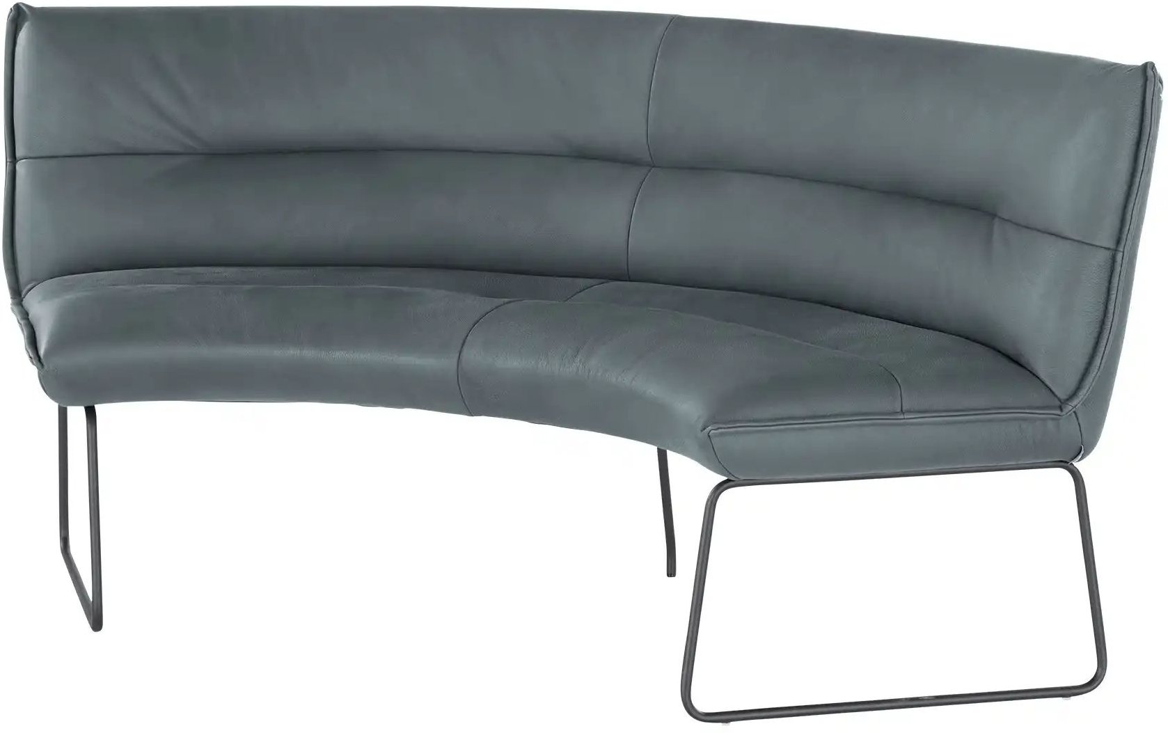 KOINOR Rundbank Leder Essay ¦ blau ¦ Maße (cm): B: 194 H: 89 T: 92.0 Bänke > Einzelbänke - Höffner