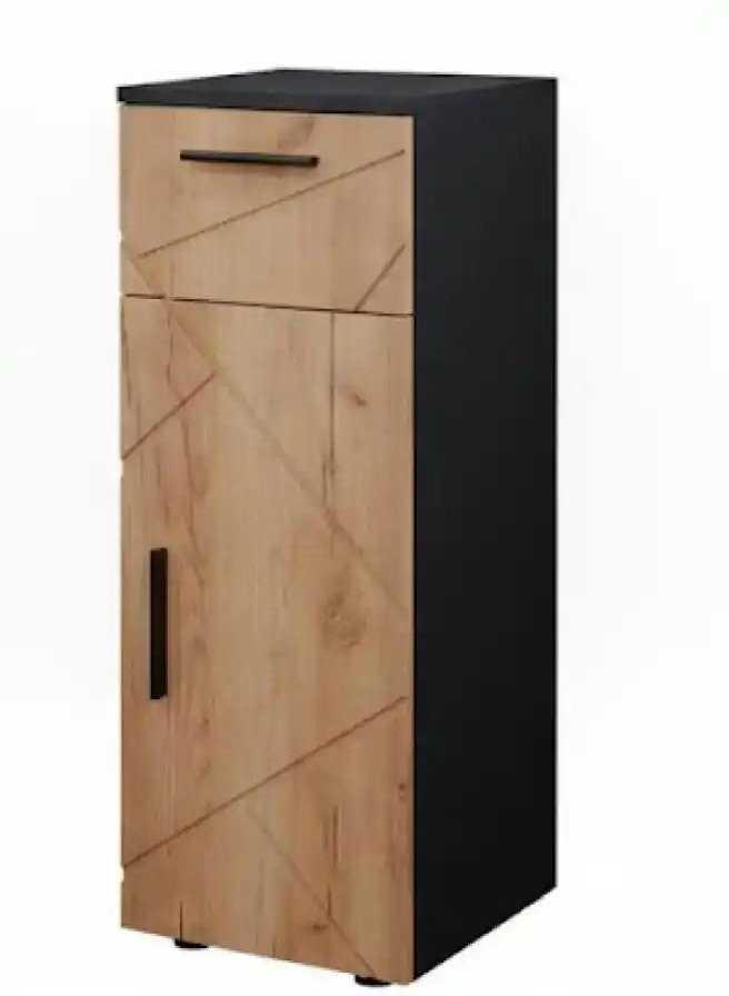 Midischrank ¦ holzfarben ¦ Maße (cm): B: 30 H: 81 Schränke > Badschränke > Bad-Midischränke - Höffner