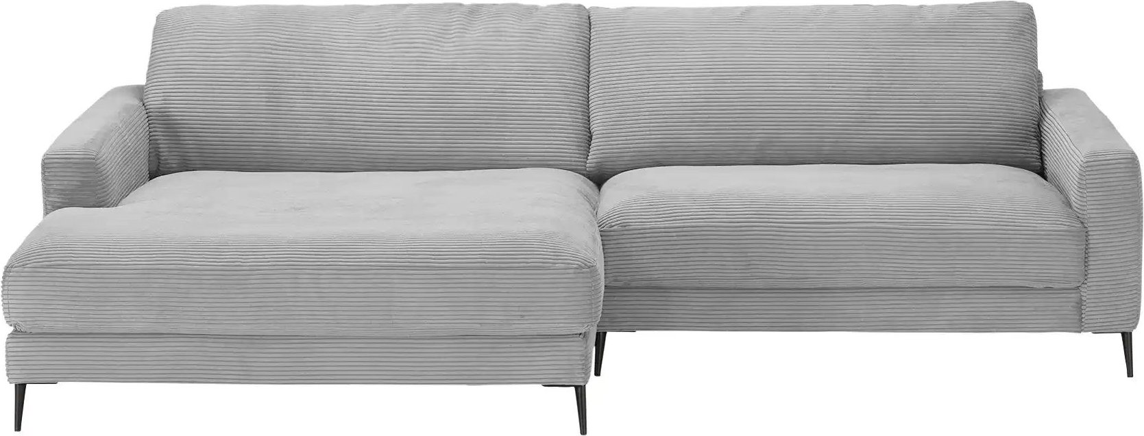 Gray & Jones Cord-Sofa CAP FERRAT 1.2 ¦ grau ¦ Maße (cm): B: 272 H: 84 T: 190.0 Polstermöbel > Sofas > Ecksofas - Höffn...