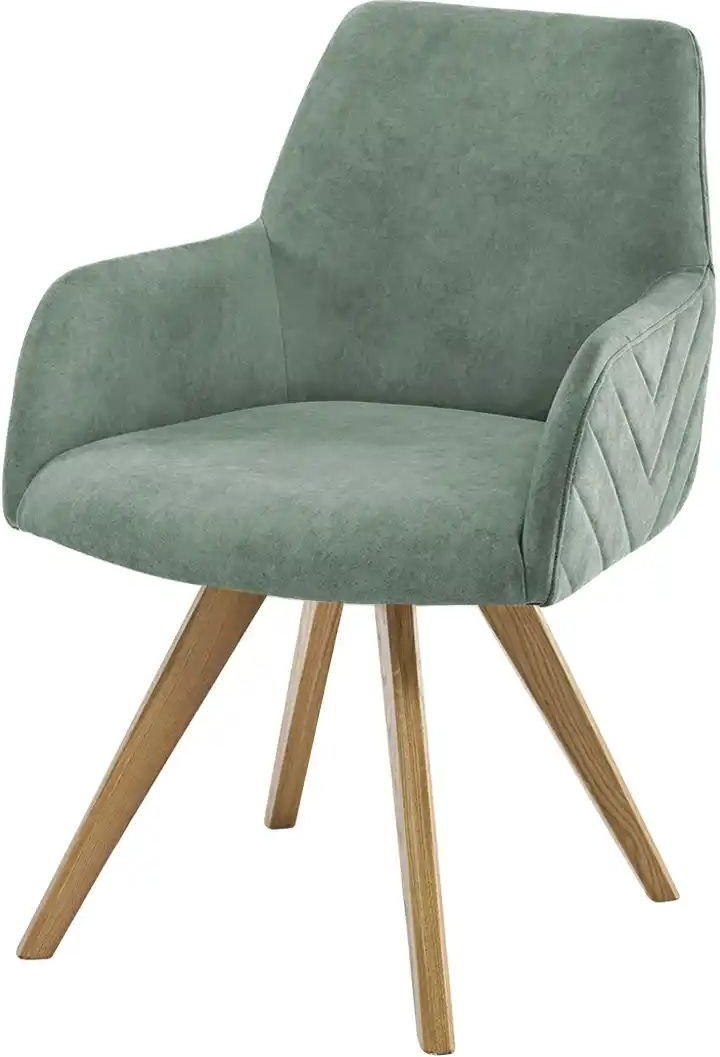 Woodford Esszimmerstuhl Delhi ¦ grün ¦ Maße (cm): B: 61 H: 88 T: 66.5 Stühle > Küchenstühle > Küchenstühle mit Armlehne...