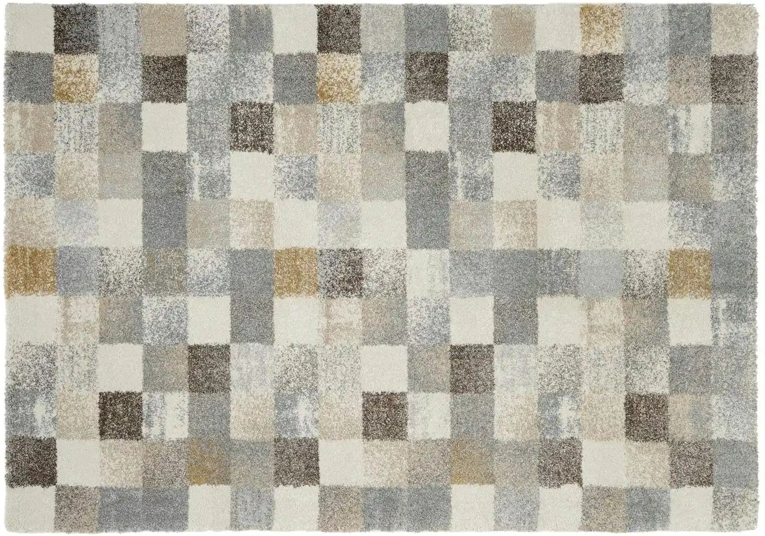 Kurzflorteppich   ¦ grau ¦ Synthetische Fasern ¦ Maße (cm): B: 80 H: 2 Teppiche > Läufer - Höffner