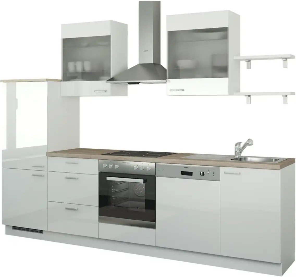 Küchenzeile ohne Elektrogeräte Hamburg ¦ weiß ¦ Maße (cm): B: 290 Küchen-online > Küchenblöcke ohne E-Geräte - Höffner