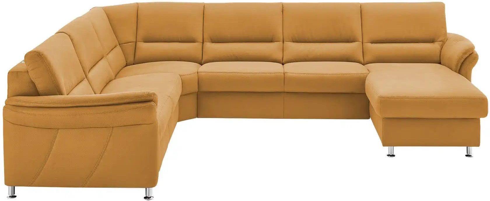 meinSofa Wohnlandschaft mit Boxspringpolsterung Donald ¦ gelb ¦ Maße (cm): B: 330 H: 89 T: 173.0 Polstermöbel > Sofas >...