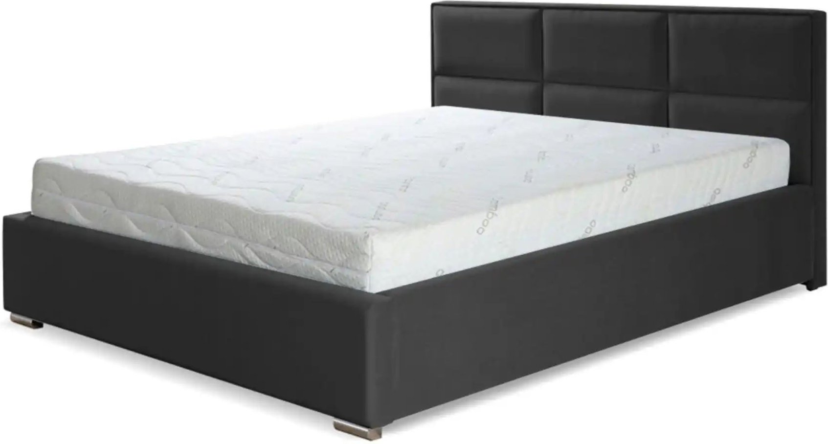 Polsterbett mit Bettkasten Imbir ¦ schwarz ¦ Maße (cm): B: 140 H: 52 Betten > Polsterbetten - Höffner