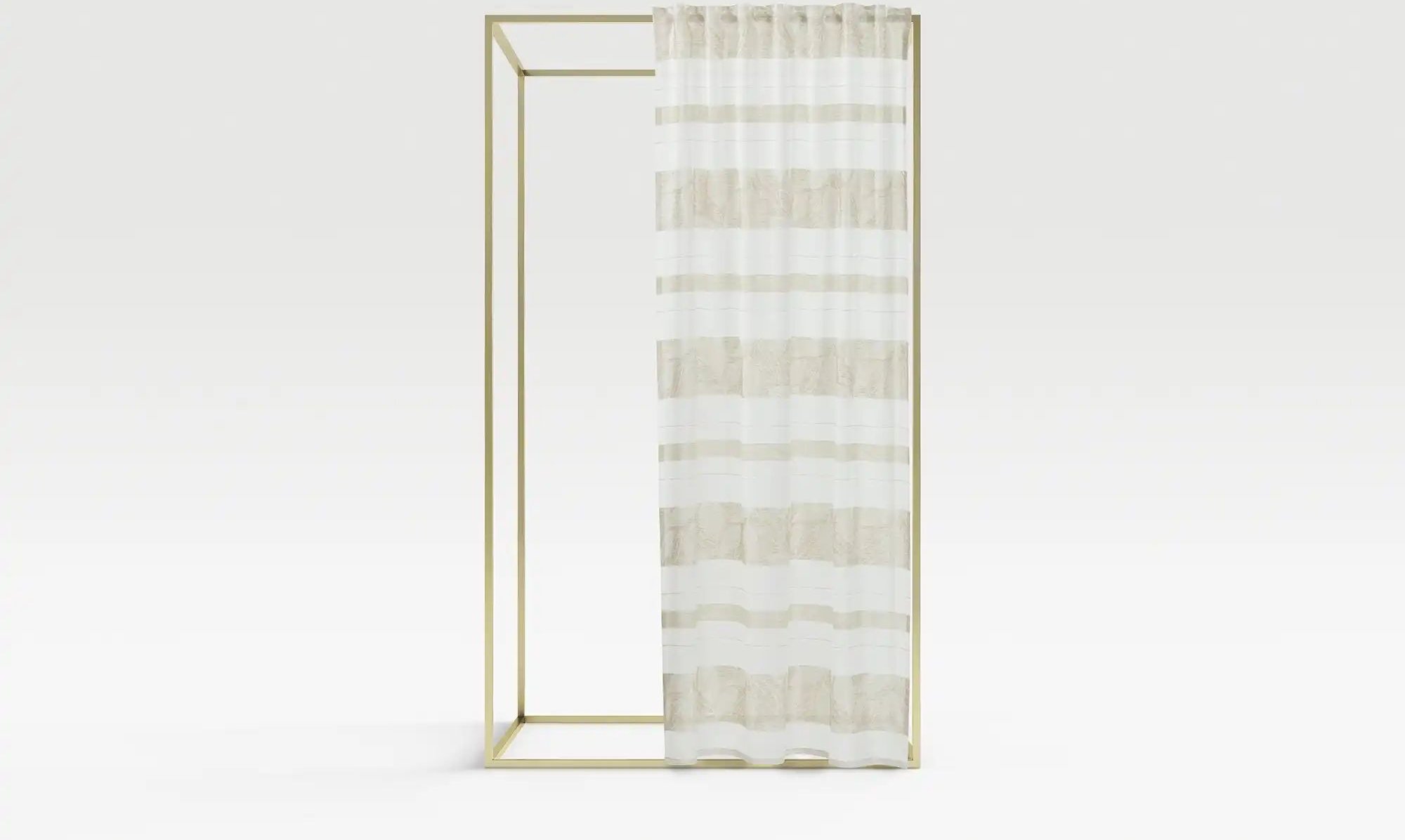 como Verdeckter Schlaufenschal Alyssa ¦ beige ¦ Synthetik ¦ Maße (cm): B: 140 H: 245 Gardinen & Rollos > Gardinen & Vor...