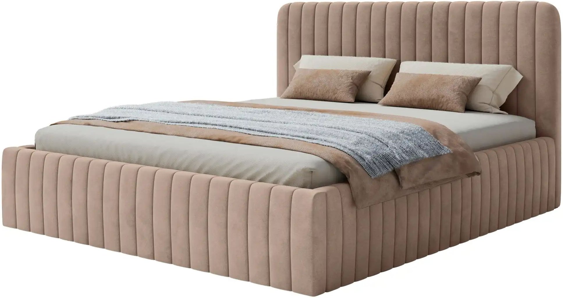 Selsey Polsterbett mit Bettkasten Saliano ¦ beige ¦ Maße (cm): B: 153 H: 109 Betten > Polsterbetten - Höffner