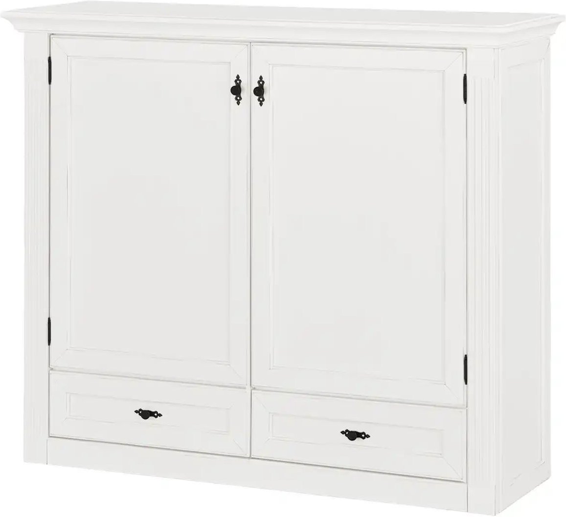 maison bleue TV-Schrank Petit Chalet ¦ weiß ¦ Maße (cm): B: 136 H: 119 T: 44.0 Kommoden & Sideboards > Sideboards - Höf...