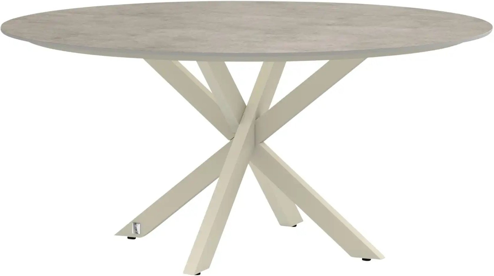 JOOP! Tischgestell JOOP! Cross Round ¦ creme ¦ Maße (cm): B: 140 H: 73 Garten > Gartenmöbel > Gartentische - Höffner