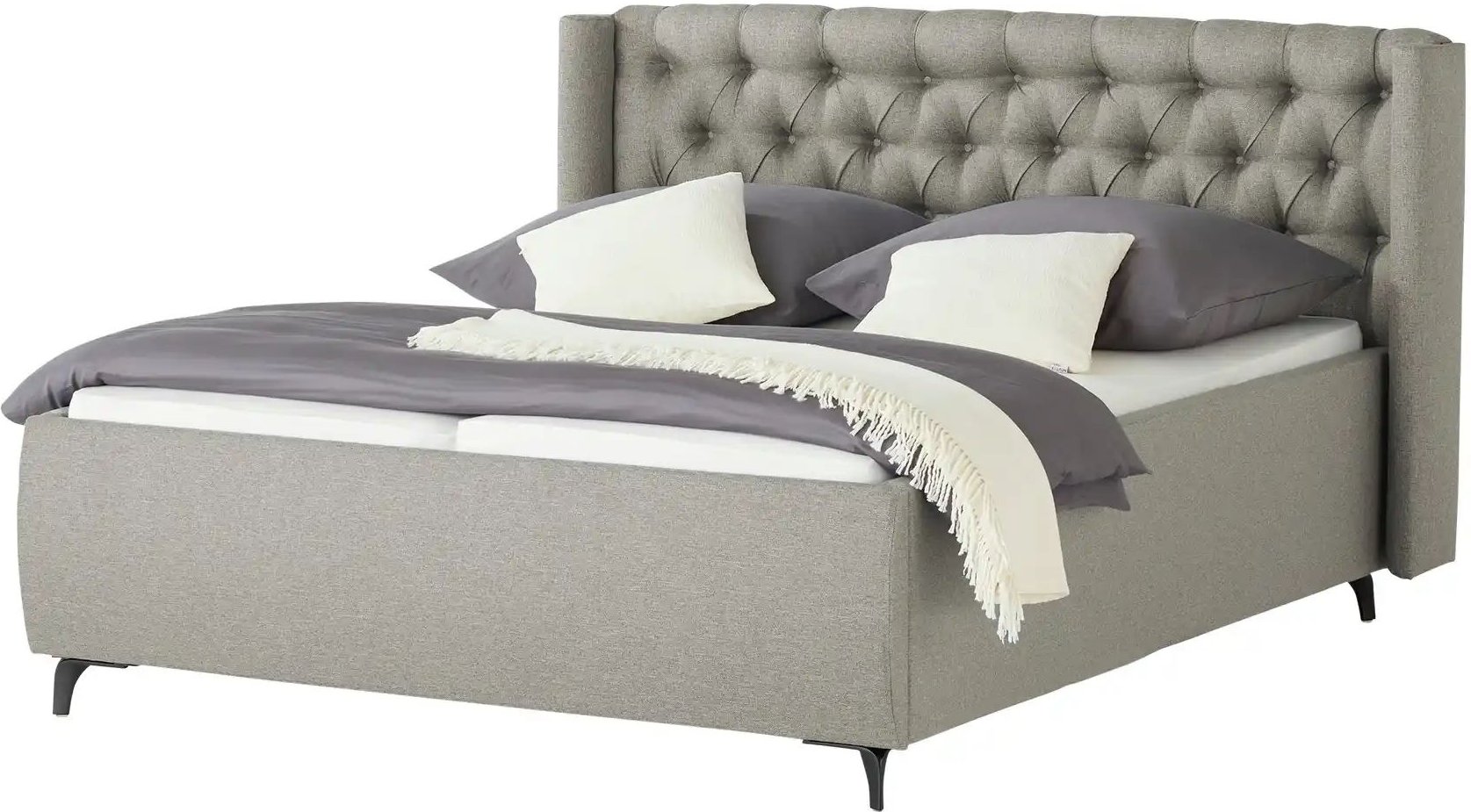 meinBett Polsterbettgestell Eyra ¦ beige ¦ Maße (cm): B: 168 H: 104 Betten > Polsterbetten - Höffner