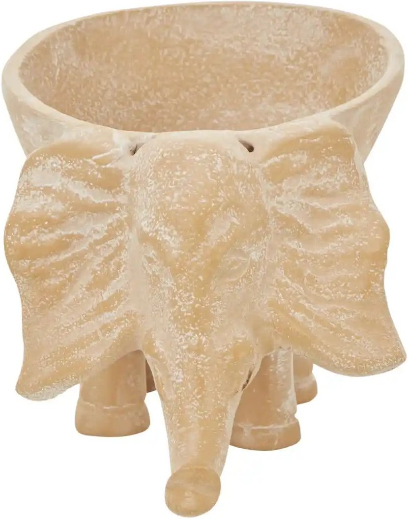 HOME STORY Deko Schale Elefant ¦ braun ¦ Aluminium ¦ Maße (cm): B: 19 H: 10 T: 10.0 Accessoires > Deko-Schalen - Höffn...