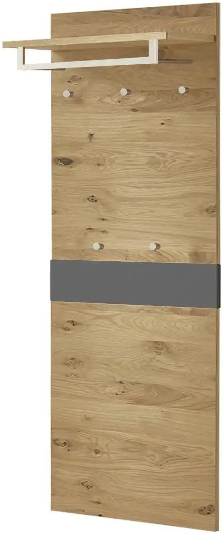 Thumbnail - Woodford Garderobenpaneel Lina ¦ holzfarben ¦ Holzwerkstoff ¦ Maße (cm): B: 80 H: 183 T: 27.0 Garderoben & Kleiderstang...