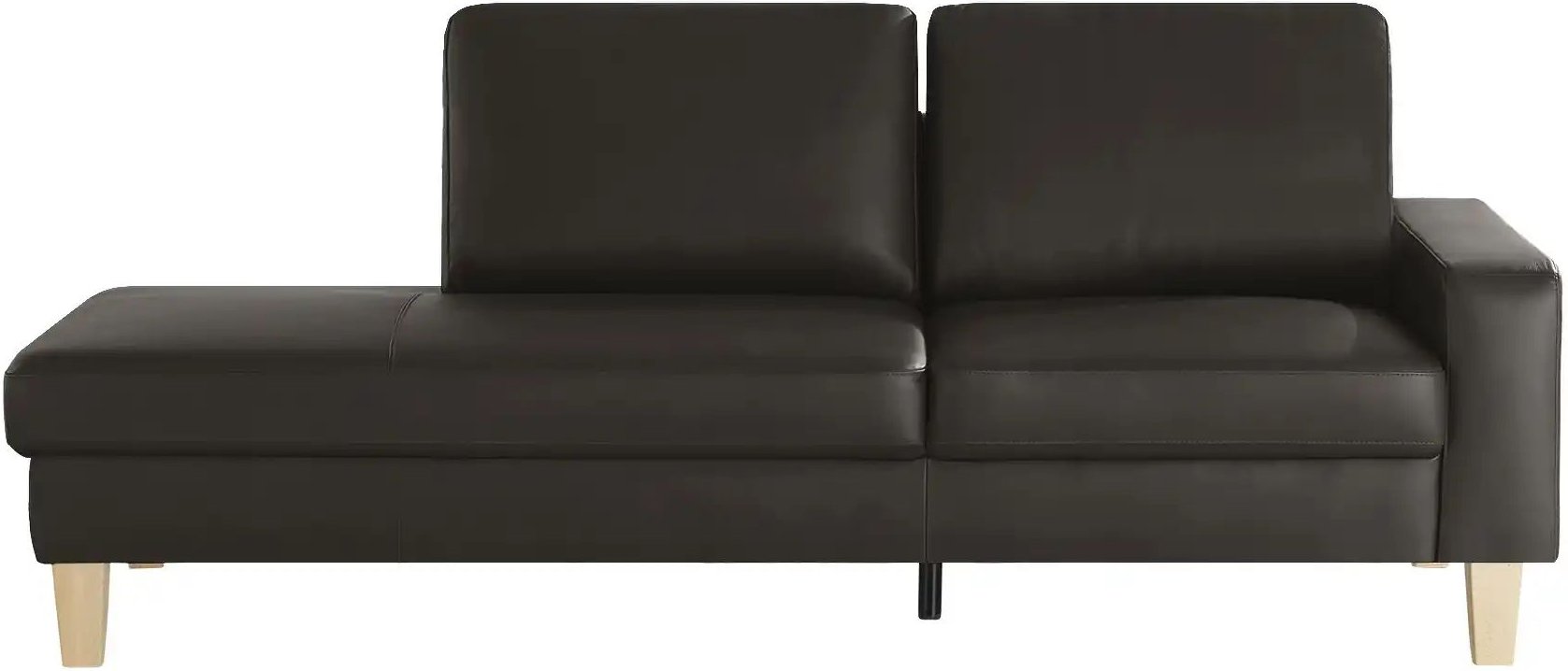 Recamiere aus Leder Bena ¦ braun ¦ Maße (cm): B: 213 H: 86 T: 97.0 Polstermöbel > Sofas > Einzelsofas - Höffner