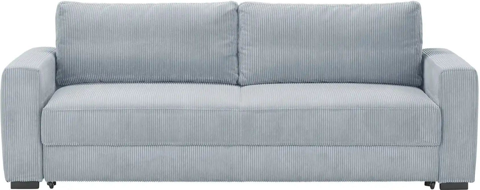 Querschläfer mit Schlaffunktion Lindsey ¦ grau ¦ Maße (cm): B: 244 H: 92 T: 114.0 Polstermöbel > Sofas > 2-Sitzer - Höff...