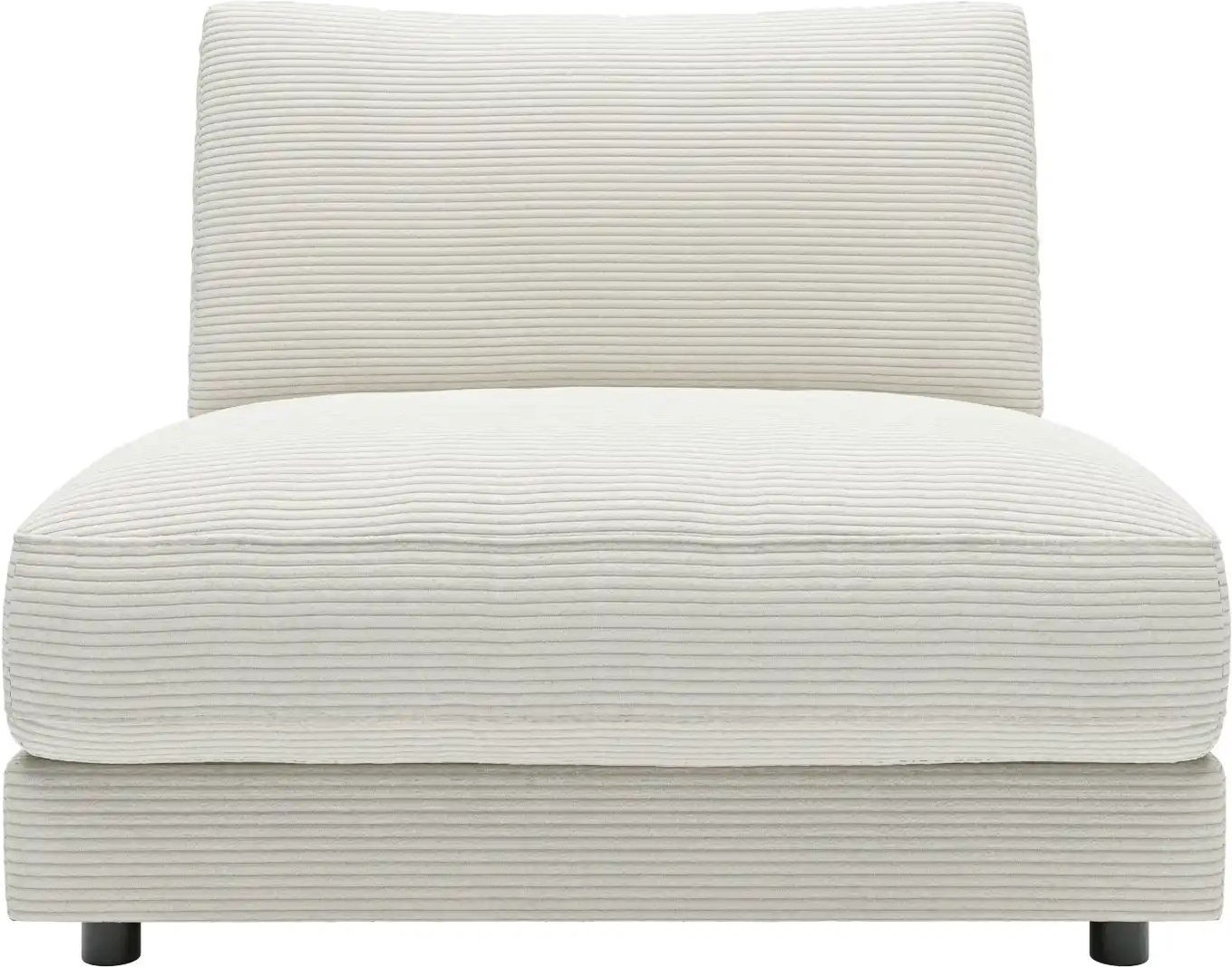 Thumbnail - Jette Home Element Einsitzer ohne Armlehne in Cord Sila ¦ weiß ¦ Maße (cm): B: 100 H: 85 T: 127.0 Polstermöbel > Sofas >...