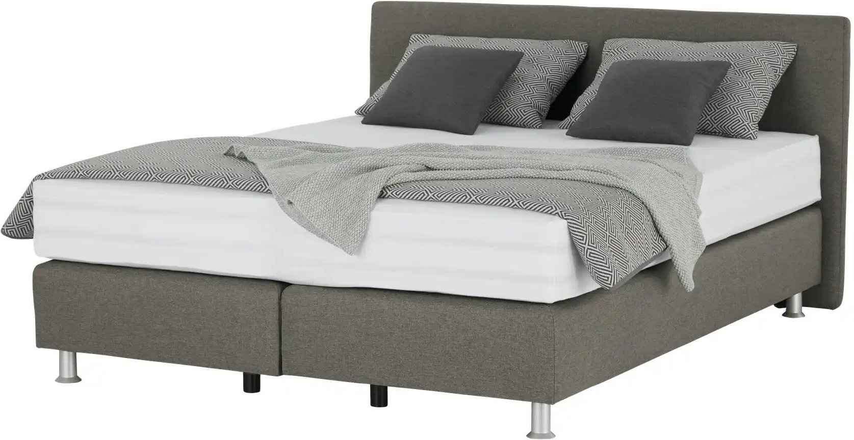 vanDoorn Boxspringbett Wendematratze Flexline 2.0 ¦ grau ¦ Maße (cm): B: 193 H: 105 Betten > Boxspringbetten - Höffner