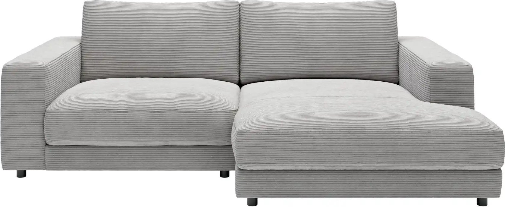 Jette Home Ecksofa in Cord Sila ¦ grau ¦ Maße (cm): B: 250 H: 85 T: 170.0 Polstermöbel > Sofas > Ecksofas - Höffner