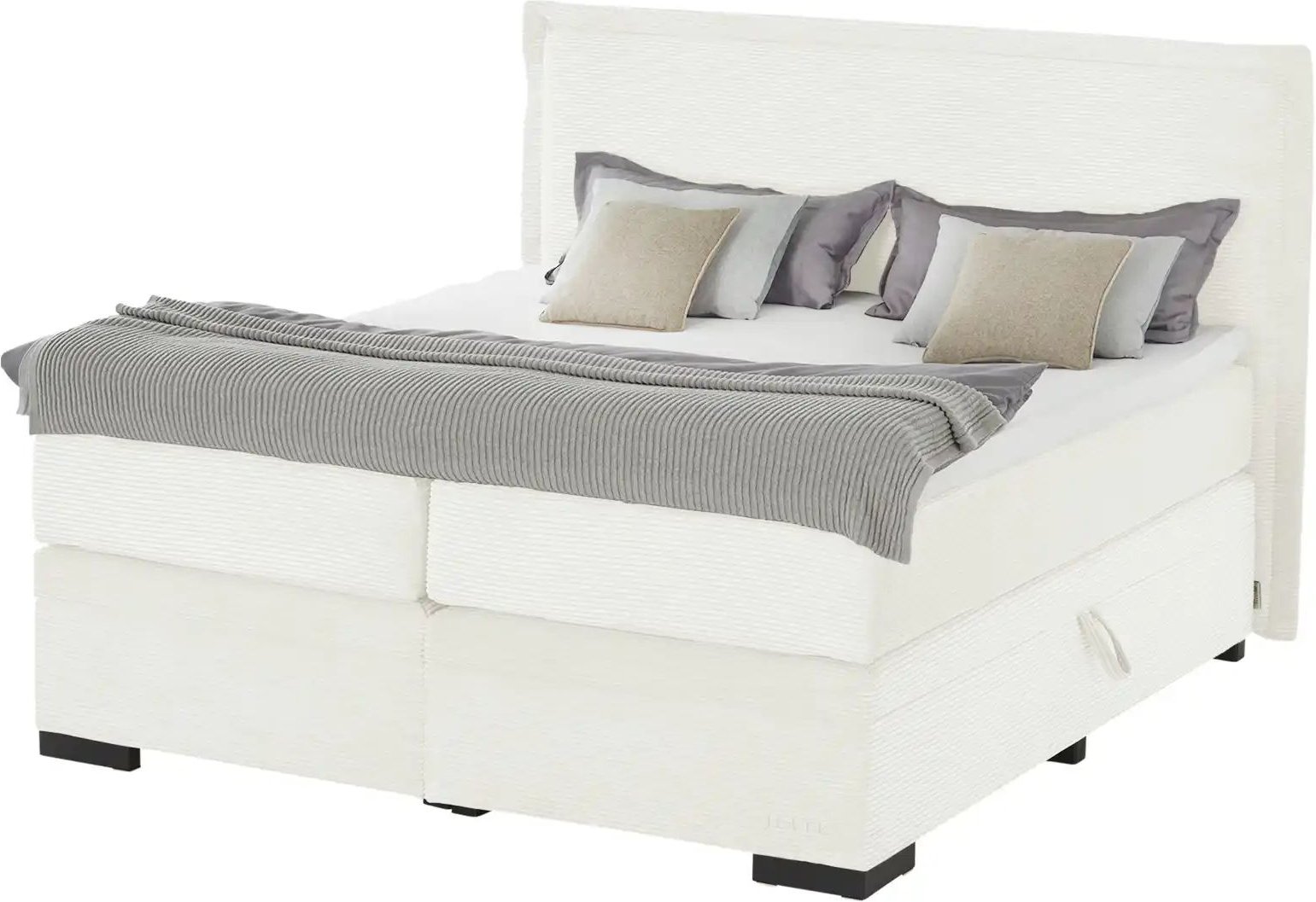Jette Home Boxspringbett mit Bettkasten Adapt ¦ creme ¦ Maße (cm): B: 202 H: 132 Betten > Boxspringbetten - Höffner