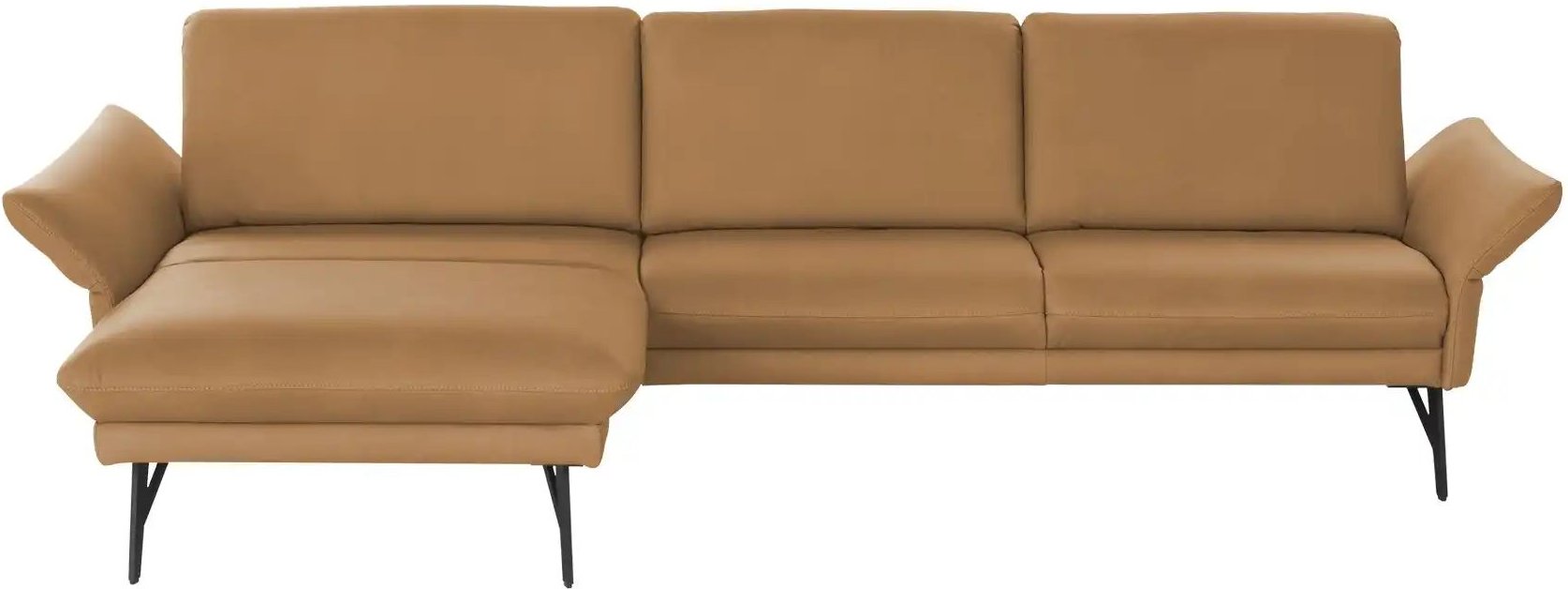 himolla Ecksofa Echtleder 1928 ¦ gelb ¦ Maße (cm): B: 296 H: 85 T: 175.0 Polstermöbel > Sofas > Ecksofas - Höffner