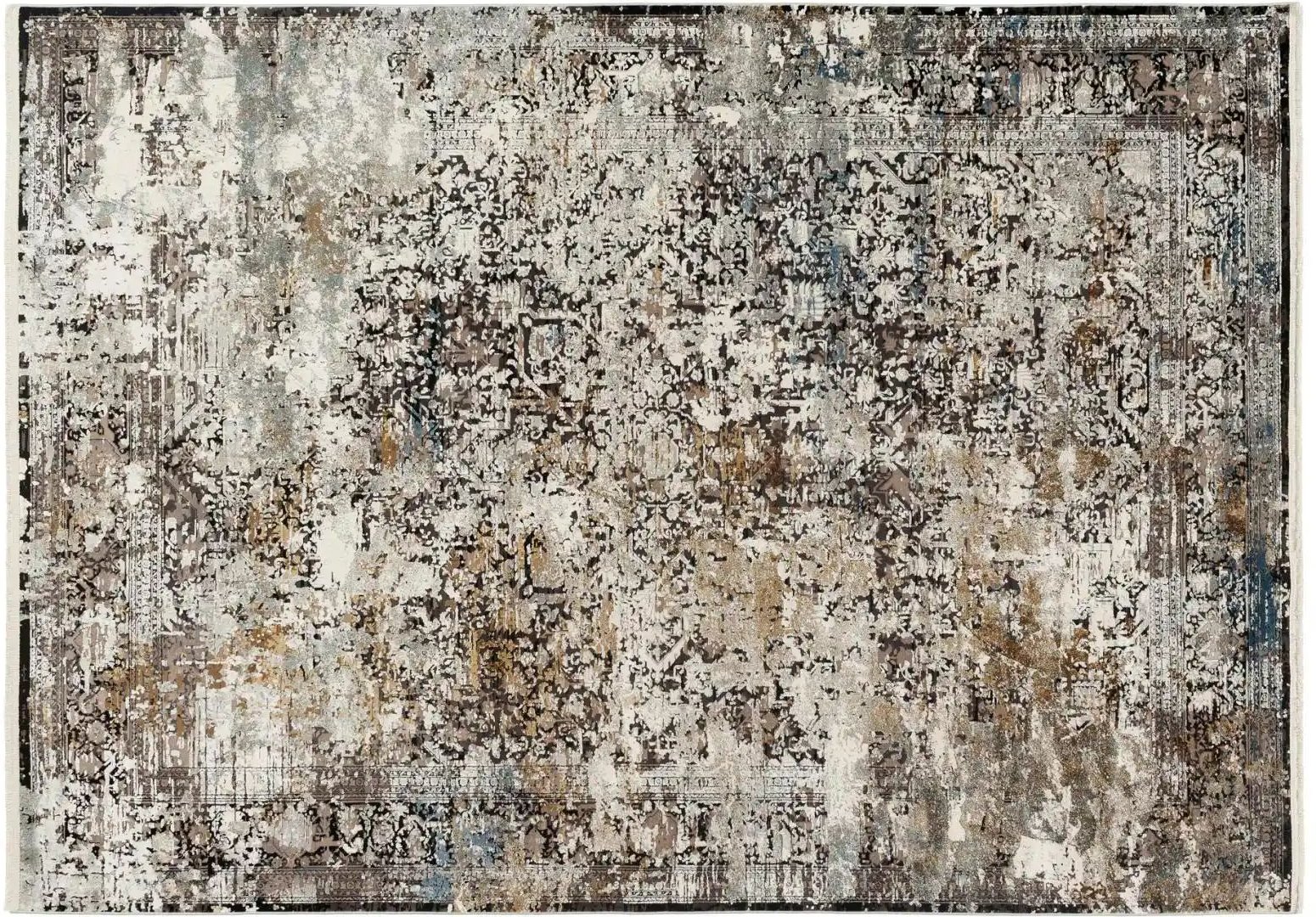 Teppich ¦ grau ¦ Viskose ¦ Maße (cm): B: 67 H: 0,8 Teppiche > Wohnteppiche - Höffner