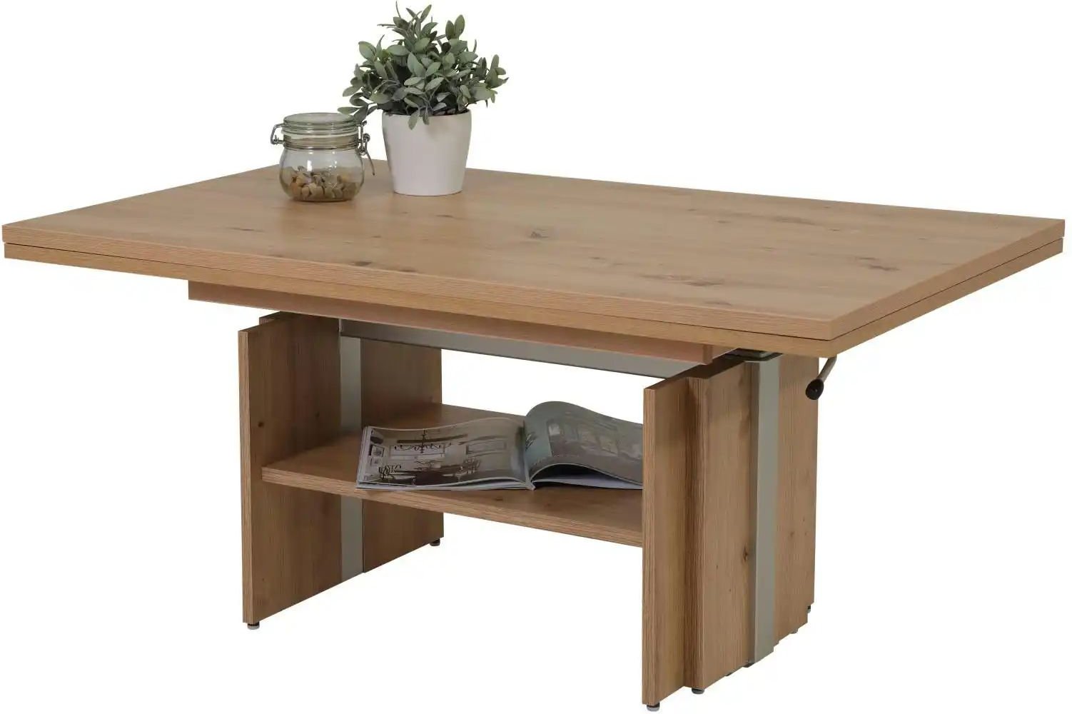 Funktionscouchtisch Pantelleria ¦ holzfarben ¦ Maße (cm): B: 68 H: 69 Tische > Couchtische > Couchtische rechteckig - H...