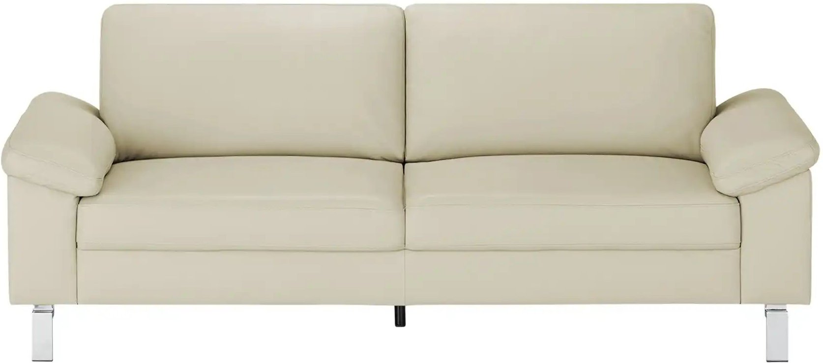 Max Schelling Ledersofa aus Echtleder Maximum ¦ beige ¦ Maße (cm): B: 204 H: 86 T: 97.0 Polstermöbel > Sofas > 2-Sitzer ...