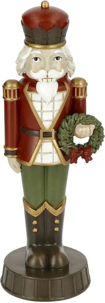 HOME STORY Deko Nussknacker ¦ rot ¦ Polyresin (Kunstharz) ¦ Maße (cm): B: 11,4 H: 31,2 T: 9.8 Weihnachten - Höffner