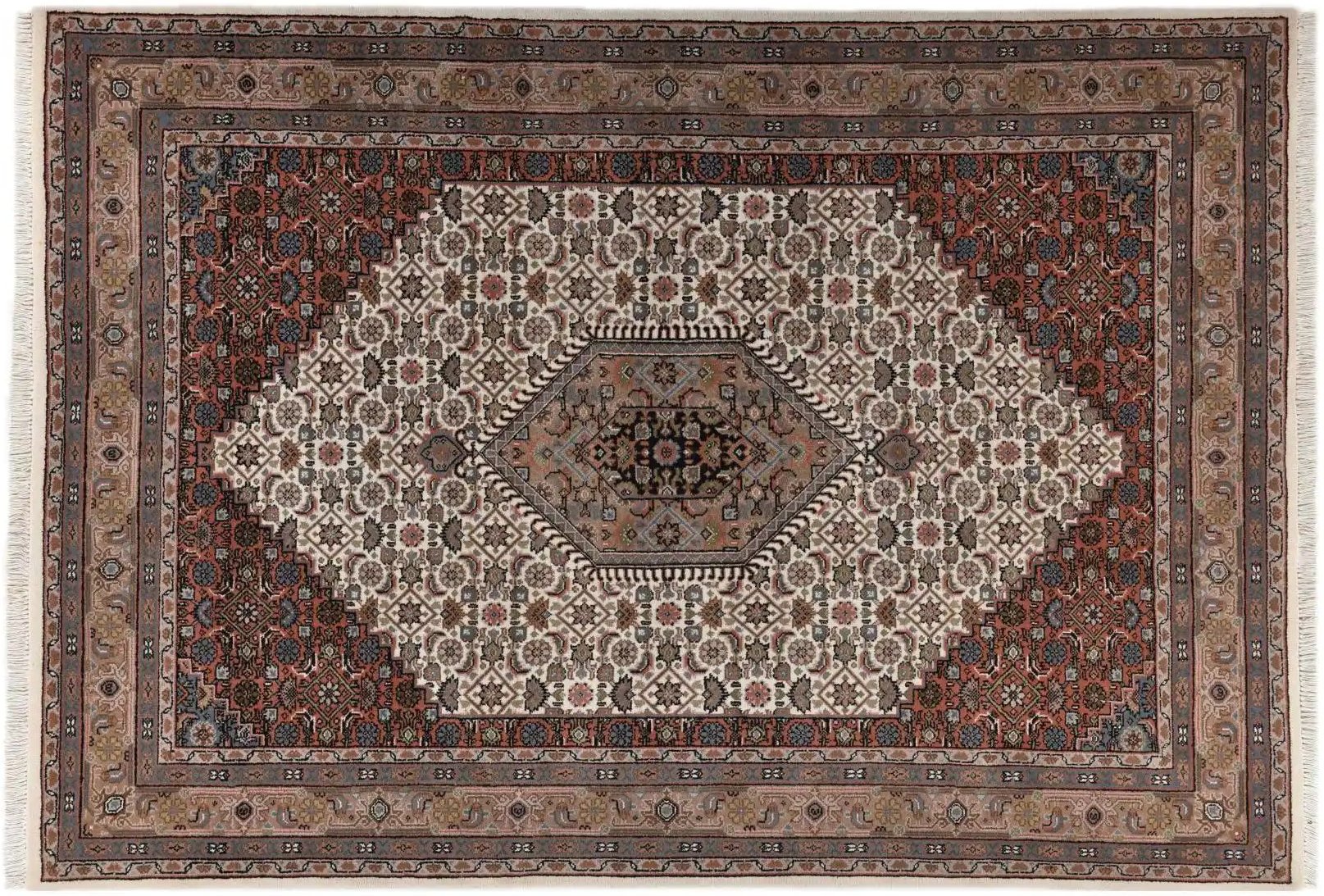 THEKO Orientteppich Benares Bidjar ¦ creme ¦ Wolle ¦ Maße (cm): B: 140 Teppiche > Wohnteppiche - Höffner